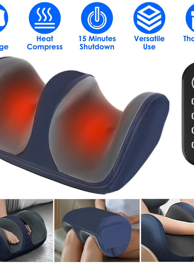 Foot Massager with Heat for Pain Relief -Full Leg & Calf Massager Machine