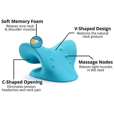 Cervical Comfort Neck Stretcher for Pain Relief | Happysoul