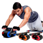 Double Wheel Abdominal Exerciser for Core Strength | Happysoul