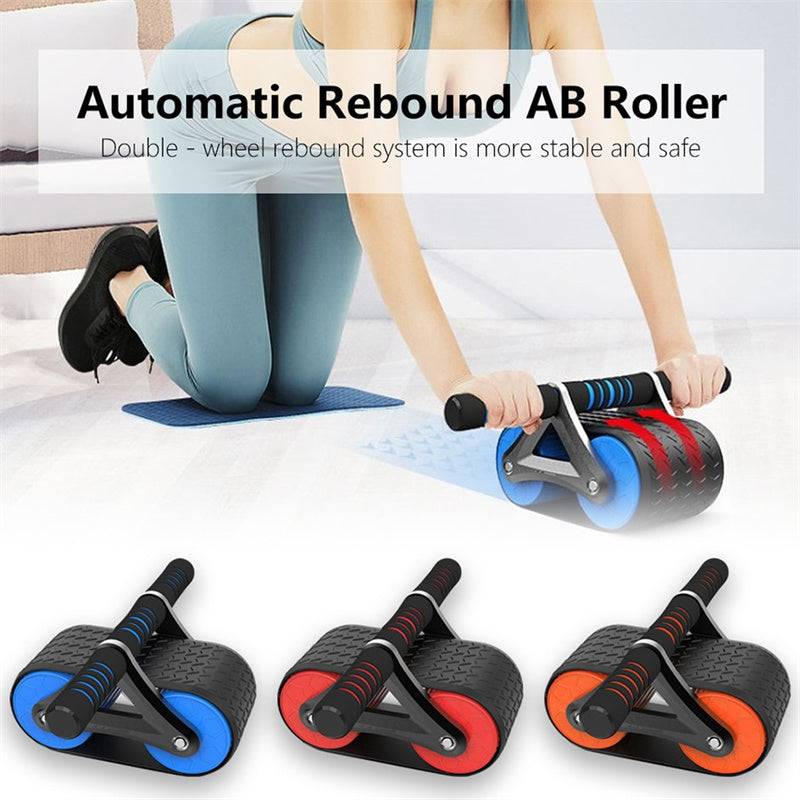 Double Wheel Abdominal Exerciser for Core Strength | Happysoul