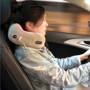 Heated Neck Massage Pillow | Memory Foam Neck Support Relief