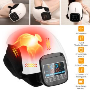 Rechargeable Knee Massager with Heat & Air Compression