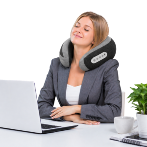 Shiatsu Neck Massager Pillow | Heat & Memory Foam Relief