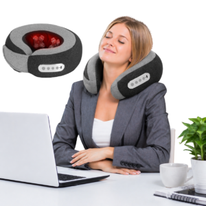 Total Reset System - Shiatsu Neck Massager Pillow | Heat & Memory Foam Relief